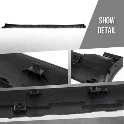 G-PLUS Door Skirt Lower Rocker Molding Cover Trim Left & Right Side Compatible with Tesla Model 3 2017-2022 1089831-00-D, 1089830-00-D Black
