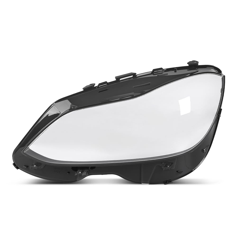 G-PLUS Headlight Lens Cover Compatible with Benz W212 E-Class E350 E550 2014 2015 2016 A2129063303, 2129063303 Left Side Front Headlamp Lens Cover Clear
