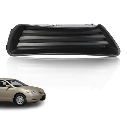 G-PLUS Bumper Fog Light Cover Insert Panel Passenger Side Left NEW Compatible with 2007-2009 Camry 5212706050, TO2599103