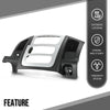 G-PLUS Center Dash Radio Bezel Climate Trim Panel Compatible with Dodge Ram 1500 2002-2005/ Ram 2500 3500 2003-2005 (w/Vents, w/o Storage)