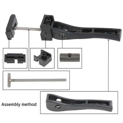 G-PLUS Universal Rear/Front Clamp Cover Hard Canopy Replacement Parts Compatible with Ford/Chevrolet/Toyota/Nissan/Jeep/RAM and so on Hard Tri-Fold Tonneau Cover TSHP01