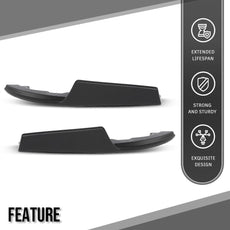 G-PLUS Rear Bumper Side Skirt Lip Splitter for Honda Civic Sedan 2016-2021 Black Product Image