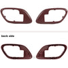 G-PLUS Interior Door Handle Trim Bezel 2pcs Compatible with 1995-2002 Chevy C3500 Truck 1995-2000 GMC C2500 Truck 1995-1999 GMC Suburban K1500 15708081 15708082