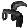 G-PLUS Pocket Rivet Textured Fender Flares 4 PCS Compatible with 2007-2013 Chevy Silverado 1500, Only Fit 5.8' Short Bed Crew Cab (Not Fit 07 Classic Models & GMC Sierra) Wheel Flares Protector Cover