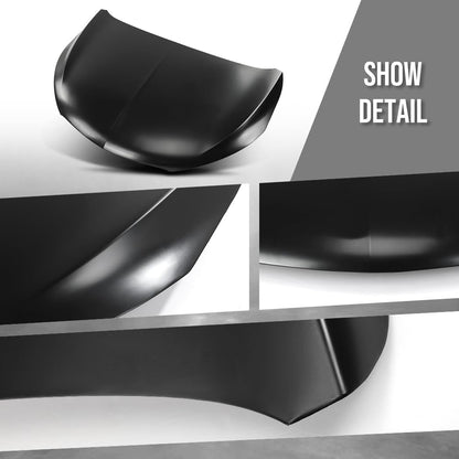 G-PLUS Front Hood Panel Compatible with Buick Encore 2017-2022 Not Fit Buick Encore GX GM1230454, 42553686 Black