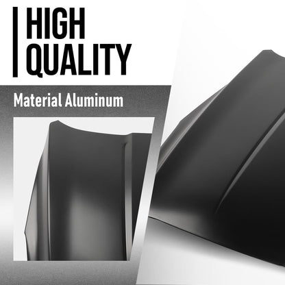 G-PLUS Front Hood Panel Compatible with Cadillac ATS 2013-2019 84076715 Black