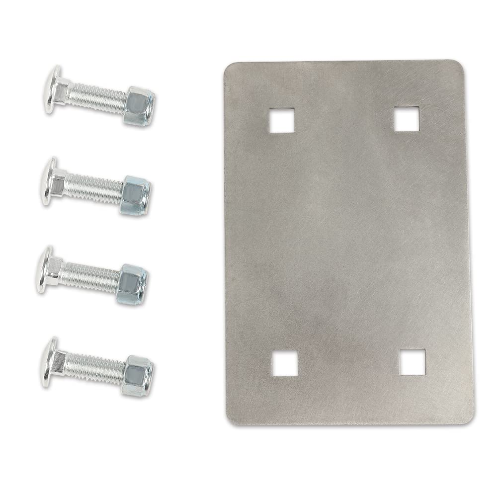 G-PLUS 80LB 200LB Vibrator Mount Plate Tailgate Spreader 1 1/2" Bolts Tailgate Spreader Vibrator Kit