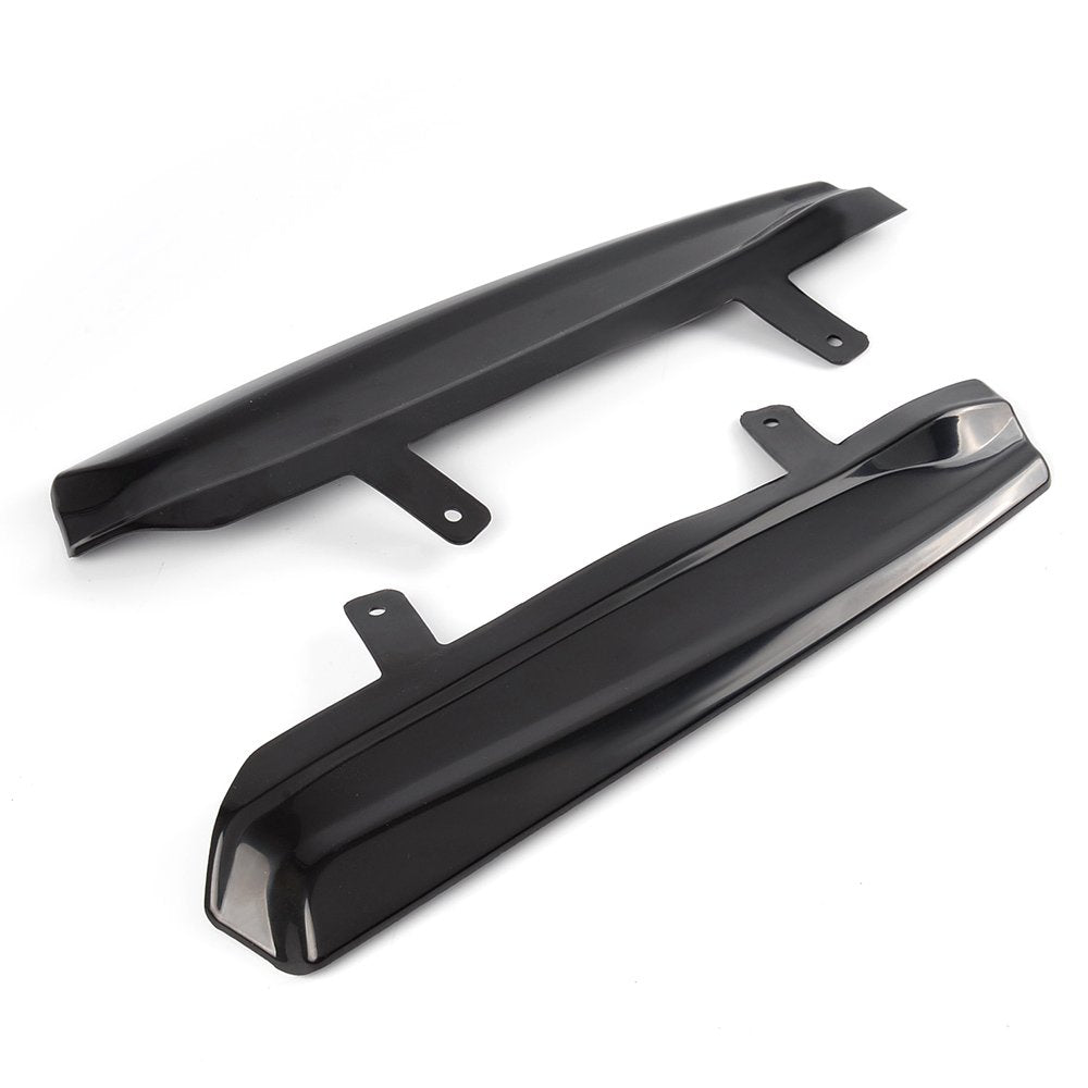 G-PLUS Mean Look Upper Headlight Cover Eyelids Replacement for 1999-2005 VW Compatible with Jetta MK4 1 Pair Black