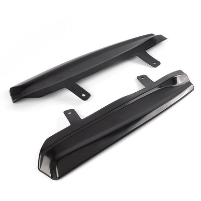G-PLUS Mean Look Upper Headlight Cover Eyelids Replacement for 1999-2005 VW Compatible with Jetta MK4 1 Pair Black