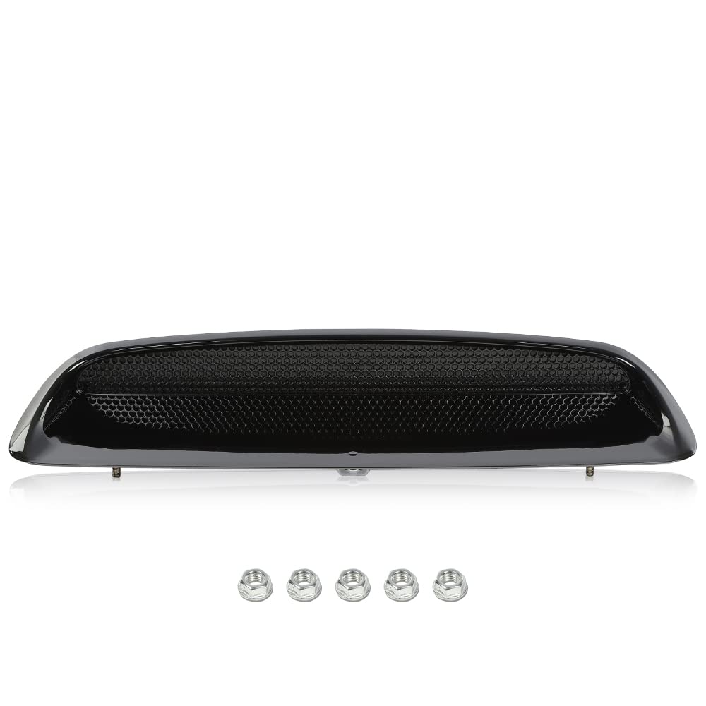 G-PLUS Hood Scoop Bulge Kit Compatible with Toyota Tacoma 2005 2006 2007 2008 2009 2010 2011 Front Upper Black