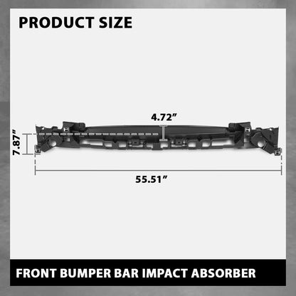 G-PLUS Front Bumper Face Bar Impact Absorber Compatible with Fit Ford Explorer 2016-2017, Fit Police Interceptor Utility 2016-2019, Fit For Models Without Active Shutter FB5Z17C882C, FO1070195 Black