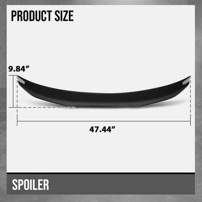 G-PLUS Rear Trunk Spoiler Wing Compatible with BMW F36 4 Series 428i 430i 440i 4-Door Coupe Model Only 2014-2020, Not Fit 2 Door Coupe or Convertible Model Trunk Spoiler Glossy Black