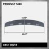 G-PLUS TPE Dash Defrost Vent Cover Cap Overlay Compatible with Dodge Ram 1500 2002-2005/ Fit Ram 2500 3500 2003-2005 Upper Dashboard Panel Blue