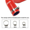 G-PLUS Silicone Radiator Hose Kit Compatible with Honda/Acura Integra DC4 DB7 RS LS GS SE with B18B1 Engine 1994-2001 Red
