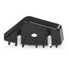 G-PLUS Front Bumper Face Bar Bracket Retainer Mounting Brace Passenger Right Side Hand Compatible with Ford Mustang Bullitt/Mach 1 2019-2023,Fit Ford Mustang 2018-2023 JR3Z17C947B, FO1043154 Black