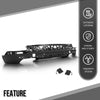G-PLUS Rear Bumper Spoiler Lower Compatible with Porsche Cayenne 2018-2023 Without Turbo, Without Sport Design Package, with Parking Sensor Cut-Outs 9Y0807543AG2X, 9Y0-807-543-A-G2X Black