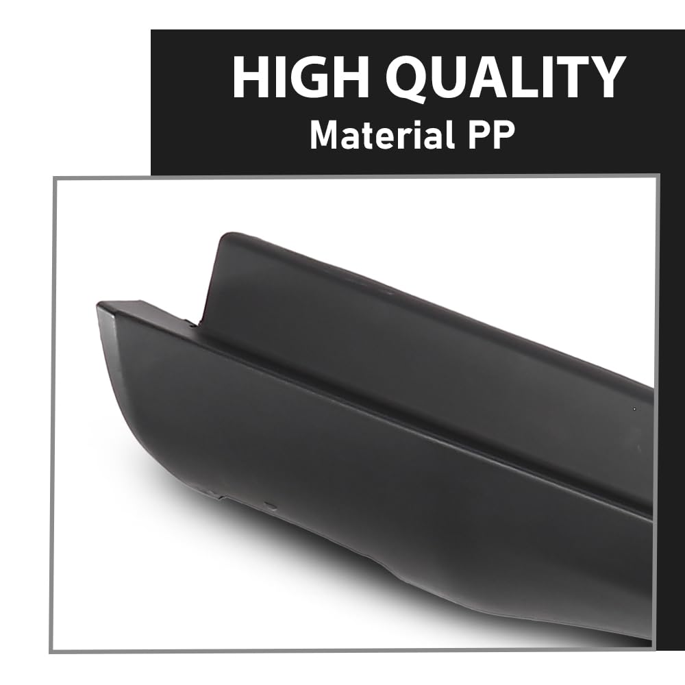 G-PLUS Skirt Rocker Molding Panel Passenger Right Side Compatible with Jeep Cherokee 2014-2022 Black 1YW36RXFAI