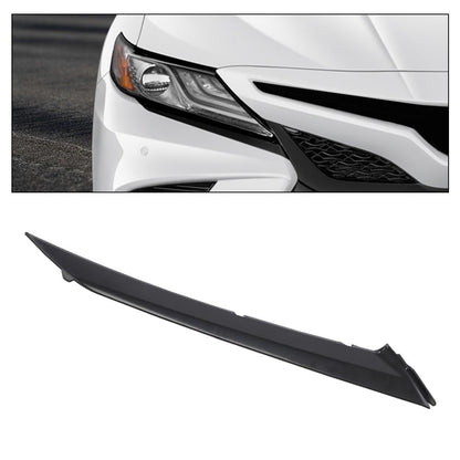 G-PLUS Front Bumper Grille Trim Molding Pair Compatible with Toyota Camry SE XSE 2018-2022 5271306100, 5271206100, TO1047105, TO1046105 Matte Black