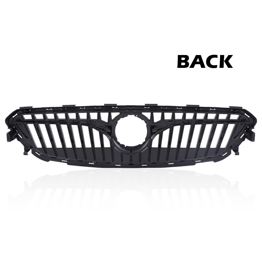 G-PLUS Front Bumper Grille Upper Black/Chrome Compatible with 2018-2020 Buick Regal TourX 39119344