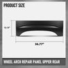 G-PLUS Wheel Arch Repair Panel Upper Rear Pair Compatible with Chevy Silverado GMC Sierra 1500 1999-2006 Not Fit 2007 New Body Style Models Black