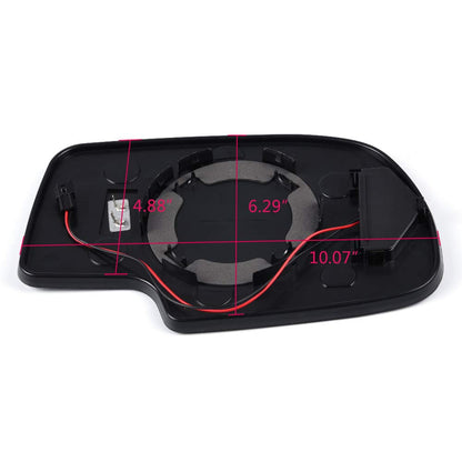 G-PLUS Driver Side Left Side Mirror Glass With Turn Signal Without Auto Dimming Replacement For Chevy Avalanche Silverado Suburban/GMC Tahoe Sierra Yukon Cadillac 2003-2006