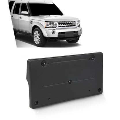 G-PLUS Front Bumper License Plate Holder Mounting Bracket Compatible with Discovery 4 / LR4 2010-2016 Black