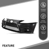 G-PLUS Front Bumper Set(Front Bumper & License Plate) Compatible with LX IS IS250 IS350 14+ F-Sport 2006-2013 2Pcs