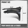 G-PLUS Front Left Driver Fender Compatible with Chevy Traverse L 2018-2021 / True North 2019-2023 Fit Chevy Traverse 2018-2023 84679031, GM1240409 Black