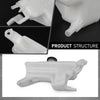 G-PLUS Coolant Reservoir Tank w/Cap Compatible with Toyota RAV4 2.5L, 2.5L Hybrid 2006-2018 Fit LX NX200t/NX300 2.0L Turbo 2015-2021 16470-28112, 16470-28113, 1647028113, 164700V010 White