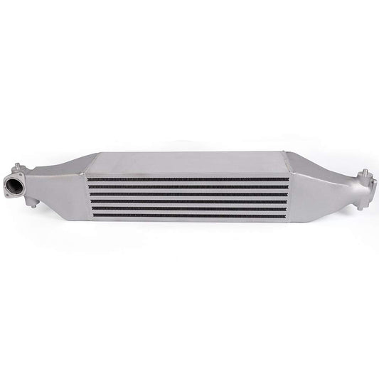 G-PLUS Front Mount Turbo Preformance Intercooler Compatible With 2016-2018 Honda Civic 1.5L +16HP Bolt On FMIC Upgrade Intercooler Replacement Silver