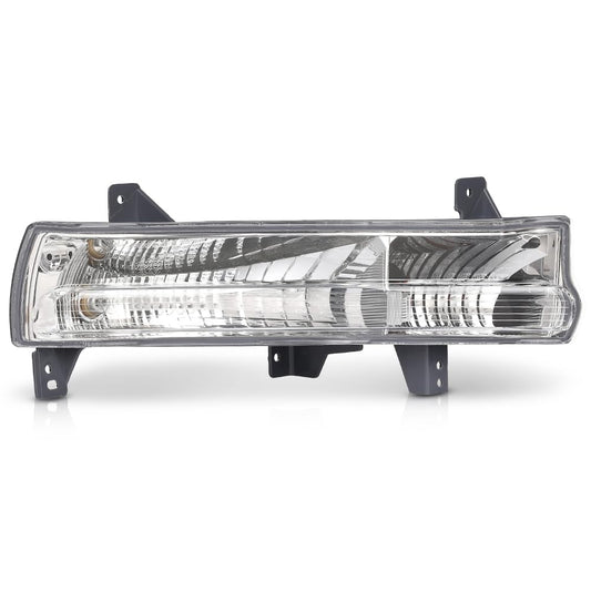 G-PLUS Parking Light Passenger Side Compatible with Jeep Compass 2017-2021 55112720AB, CH2521147 Clear Lens