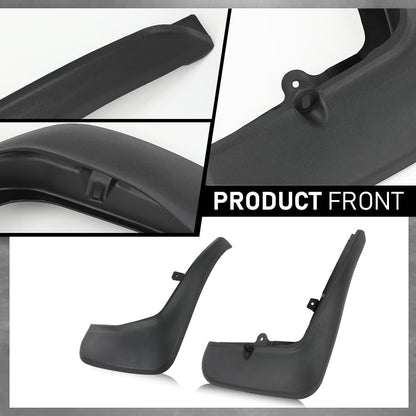 G-PLUS 4PCS Mud Flaps Splash Guards Mudguards Mudflaps with Hardware Compatible with Land Rover Range Rover Sport L320 2006-2013 Front LH RH & Rear LH RH