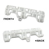 G-PLUS Front Bumper Bracket Driver and Passenger Side Compatible with Lexus NX200t (submodel: Base, F Sport) 2015-2017/Fit Lexus NX300h Base 2015-2017 LX1043114 LX1042114 5253378010 5253478010