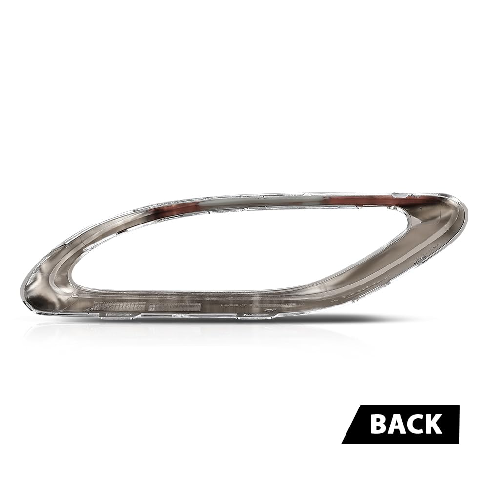G-PLUS Rear Right Bumper Cover Exhaust Pipe Hole Trim Frame, Compatible with Benz E400 A220 E450 E350 E53 2018-2023, Passenger Side, 2058852321, MB1139107