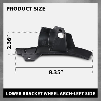 G-PLUS Lower Bracket Wheel Arch Left Driver Side Compatible with 2016-2020 Tesla Model S 146070100B, 108417300E