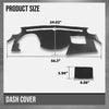 G-PLUS TPE Dashboard Dash Cover Compatible with Hyundai Sonata 2011-2014 Instrument Dash Board Cover Black
