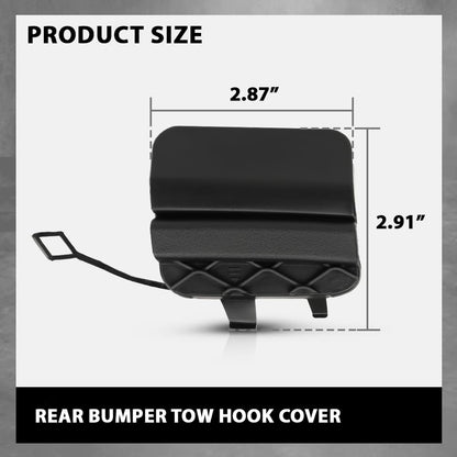 G-PLUS Rear Bumper Tow Hook Cover Fit Benz C 300 4Matic, Base 2.0L 2015-2020,Fit Benz C 350e Base 2.0L 2016-2018,Fit Benz C 400 4Matic 3.0L 2015 2058850256