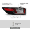 G-PLUS LED Tail Lights Rear Brake Lamps Compatible with Range Rover Evoque 2012-2018 Pair LR025146, LR025147 Luces Traseras Rear Brake Lamps Assembly
