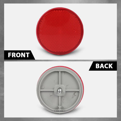 G-PLUS Rear Driver or Passenger Side Bumper Reflector Compatible with Toyota Corolla (submodel: Base, CE, LE, S, XLE, XRS) 2009-2010,Fit Toyota Sienna SE (Premium) 2011-2020 8191002040