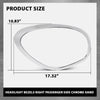 G-PLUS Headlight Bezel Compatible with Mini Cooper Countryman 2011-2016 & Paceman 2013-2016 Right Side 51139813824, MC2507103 Silver