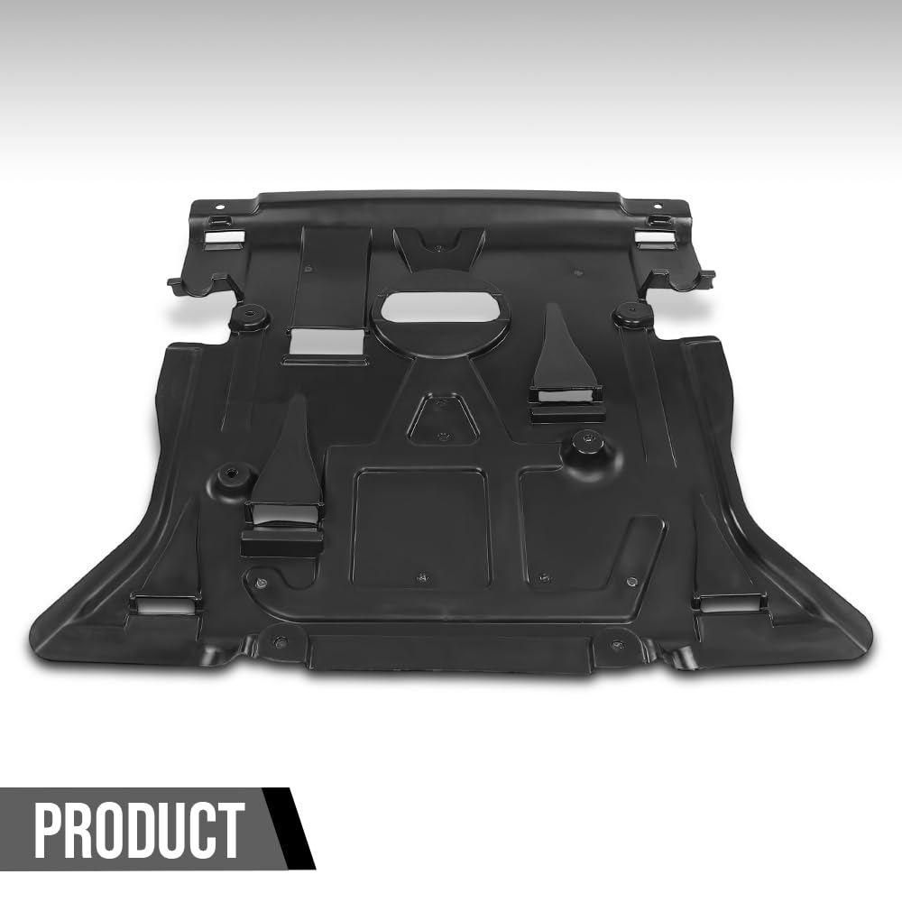 G-PLUS Engine Splash Shield Guard Compatible with Benz GL X166 2013 2014 2015 / GLE W166 2015 2016 2017 2018 2019 / ML 2012 2013 2014 2015 1665200723, 166-520-07-23, A1665200723 Black