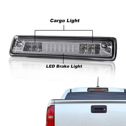 G-PLUS Rear High Mount 3RD Third I Brake Light Stop Tail light Lamp Compatible with Colorado 2015 2016 2017 2018/Canyon GM25971002 52019397 Rear Cab Roof Tail Center Lamp