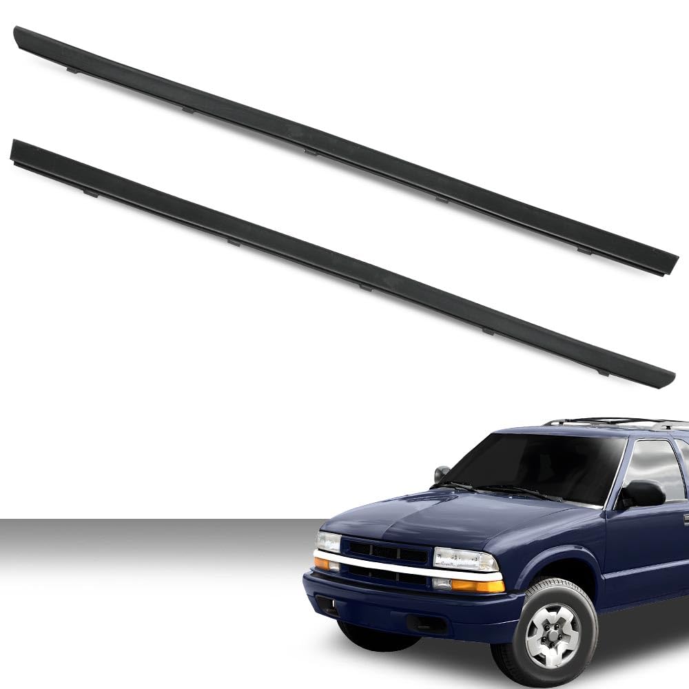 G-PLUS New Left and Right Window Sealing Strips Fit Blazer Jimmy S10 Sonoma 45350, 6038475, 6038476