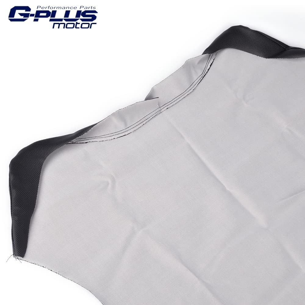 G-PLUS ATV Seat Cover Compatible with Polaris Sportsman 400 2005/ Sportsman 500 600 700 800 2005-2010 Motorcycle Seat Protector Replacement (Black Waterproof Leather)