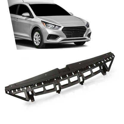 G-PLUS Upper Radiator Support Sight Shield Panel Cover Compatible with Hyundai Accent 2018-2022 Black