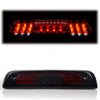G-PLUS High Mount Rear 3rd Third Brake Light Compatible With 2014-2018 Chevy Silverado GMC Sierra 1500 2500 HD 3500 HD LED Cargo Tail Lamp Black Housing Smoky Red Lens