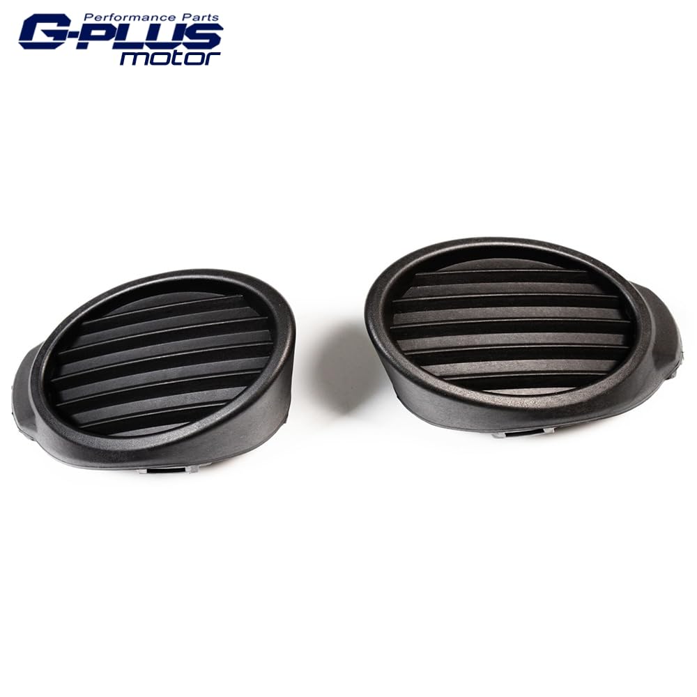G-PLUS Front Bumper Fog Light Lens Hole Covers Grille Insert Pair 2012-2014 Focus