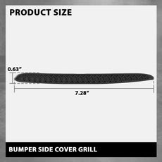 G-PLUS Bumper Vent Grille 2PCS for Benz C-Class C63 W205 AMG 2013-2017 Rear Additional Angle