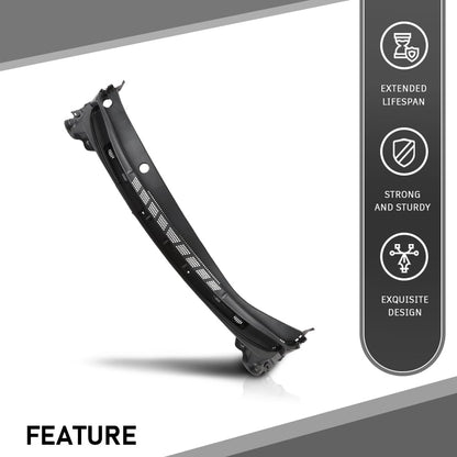 G-PLUS Cowl Top Panel Vent Windshield Wiper Motor Cover Compatible with Elantra 2014-2016 Black