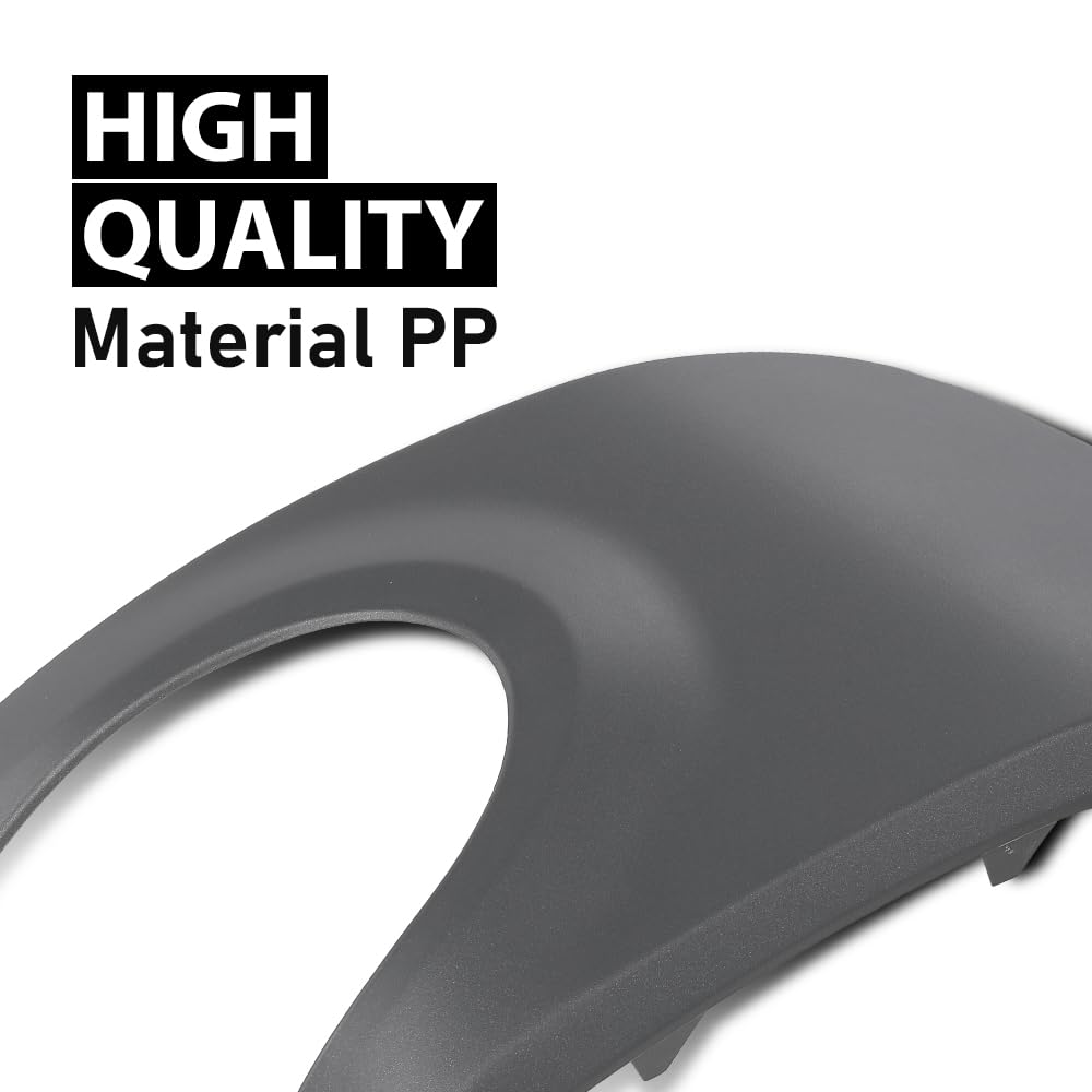 G-PLUS Left Rear Exhaust Pipe Towing Hook Cover Trim Compatible with Range Rover Evoque 2012-2018 Without Sport Type